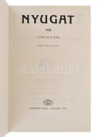 Nyugat 1908. 1-2. köt. Bp., 1979, Akadémiai Kiadó. A Nyugat folyóirat 1908-as évfolyamának reprint k...