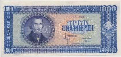 Románia 1950. 1000L T:II Romania 1950. 1000 Lei C:XF