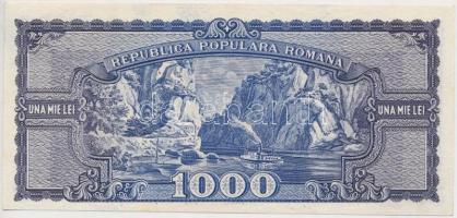 Románia 1950. 1000L T:II
Romania 1950. 1000 Lei C:XF