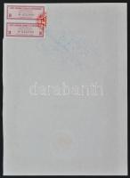 Franciaország 1963. "Európai Oktatási és Befektetési Társaság" részvénye 100Fr-ról, szelvé...