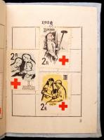 cca 1949-70 Vegyes okmánytétel, különböző igazolványok (Egyháziadó könyvecske, Magyar Könyvbarátok, ...