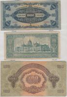 39db-os vegyes magyar pengő és adópengő bankjegy tétel T:vegyes