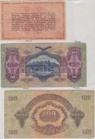 39db-os vegyes magyar pengő és adópengő bankjegy tétel T:vegyes