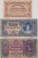 39db-os vegyes magyar pengő és adópengő bankjegy tétel T:vegyes