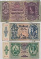 39db-os vegyes magyar pengő és adópengő bankjegy tétel T:vegyes