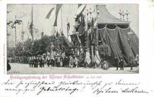 1898 Vienna, Wien; Huldigungsfestzug der Wiener Kinder / Jubilee festival of the Viennese Children (EK)