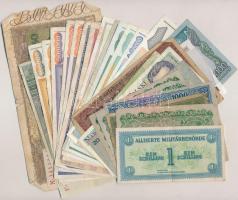 30db-os vegyes külföldi bankjegy tétel, közte Ausztria, Jugoszlávia, Románia T:vegyes 30pcs of various banknotes, including Austria, Yugoslavia, Romania C:mixed