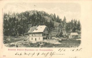 1898 Sonnwendstein, Friedrich Schüler-Alpenhaus / alpine rest house