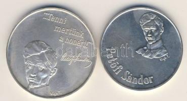 1973. 50Ft + 100Ft Ag "Petőfi" pár T:BU