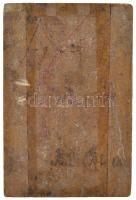 Bődy Kálmán (1885-1956) 1918. "Tisza István" Zn emlékérem márványlapon. "HONFIHŰSÉG É...