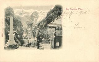 1898 Stelvio Pass, Weissen Knott, Josef Pichlers monument (b)