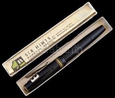 Barclay Vacuum csehszlovák töltőtoll, leírással, h: 13 cm