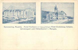 Semmering, Hotel Panhaus and Erzherzog Johann (EK)
