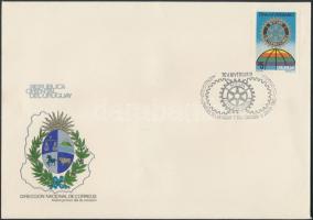 1980 Rotary négyestömb Mi 1595 + FDC