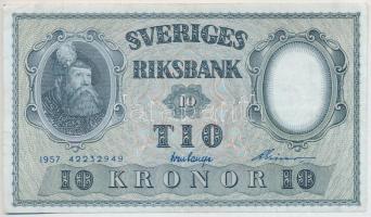 Svédország 1957. 10Kr T:III Sweden 1957. 10 Kronor C:F