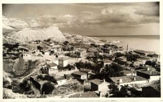 8 db RÉGI használatlan városképes fotó képeslap, Bulgária, Balchik, érdekes felvételekkel mint a tör...