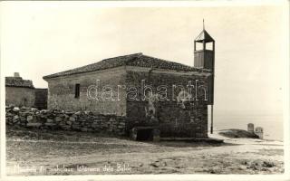 8 db RÉGI használatlan városképes fotó képeslap, Bulgária, Balchik, érdekes felvételekkel mint a tör...