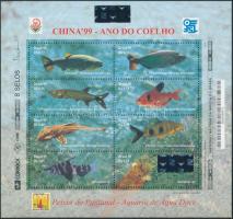 Nemzetközi bélyegkiállítás, CHINA kisív, nternational Stamp Exhibition CHINA mini sheet