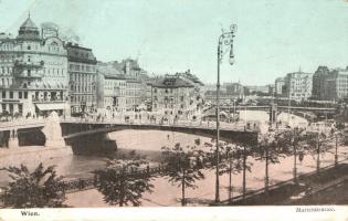 Vienna, Wien; Marienbrücke / bridge (fa)