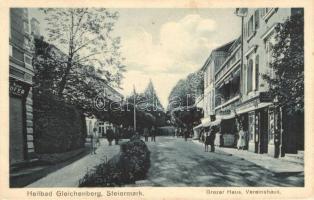 Bad Gleichenberg, Grazer Haus, Vereinshaus / street, club house (b)