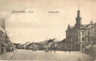 Amstetten, Hauptplatz, Benzin-Station / main square (fa)