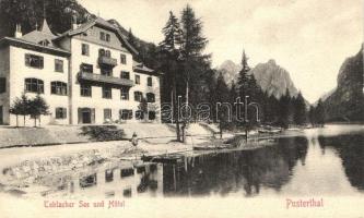 Pustertal, Toblacher See, Hotel / lake, hotel
