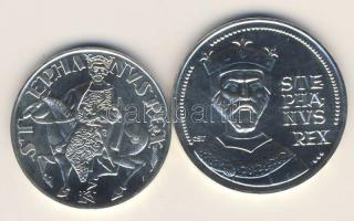 1972. 50Ft + 100Ft Ag "I.István" pár T:BU