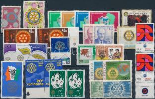 Rotary 28 stamps, Rotary motívum 28 db (24 klf) bélyeg stecklapon