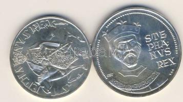 1972. 50Ft + 100Ft Ag "I.István" pár T:BU