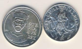 1972. 50Ft + 100Ft Ag "I.István" pár T:BU