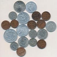 Ausztria 1924-1957. 20db-os vegyes fémpénz és zseton tétel T:vegyes Austria 1924-1957. 20pcs of metal coins and tokens C:mixed