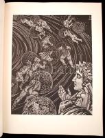Dante: La Divina Commedia. Kolozsvár, 1976, Dacia. Gy. Szabó Béla illusztrációkkal. Fametszetekkel d...
