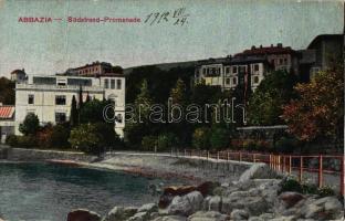 Abbazia, Südstrand-Promenade (EK)