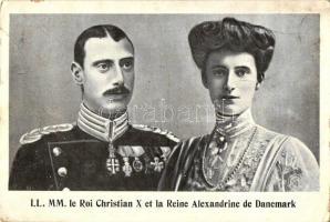 Christian X. and Alexandrine, King and Queen of Denmark (fa)