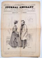 1895 Journal Amusant - francia nyelvű vicclap, illusztrációkkal, 8p / French humor magazine