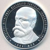 Kósa István (1953-) 2002. &quot;Fényes Elek - Az első Magyar Általános Biztosító Társaság Alapítója / Allianz Hungária Biztosító Rt.&quot; Ag emlékérem dísztokban, sorszámozott tanúsítvánnyal (31,1g/0.925/42,5mm) T:PP