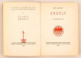 Kós Károly: Erdély. Kultúrtörténeti vázlat. Reprint kiadás. Bp., 1988, Szépirodalmi. Számos színes l...