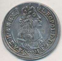 1677KB XVKr Ag "I. Lipót" Körmöcbánya (6.23g) T:2,2- 
Unger II.: 1058., Huszár: 1423