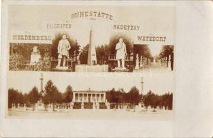 Heldenberg bei Wetzdorf, Ruhestatte des Radetzky / military monuments