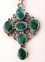 Ezüst(Ag) nyaklánc kereszt alakú  medállal, jelzett, br: 13,2 g