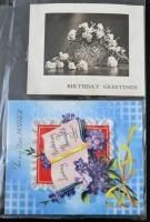 39 db modern angol motívum képeslap, üdvözlőlapok, néhány művészlappal / 39 modern motive postcards,...