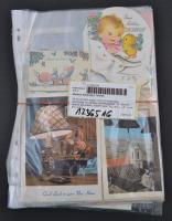 39 db modern angol motívum képeslap, üdvözlőlapok, néhány művészlappal / 39 modern motive postcards,...
