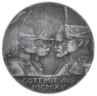 Német Birodalom 1916. &quot;Si vis pacem para bellum / Isten velünk MCMXV&quot; fém emlékérem. Szign.: Weinberger (61mm) T:2- German Empire 1916. &quot;Si vis pacem para bellum / Gott mit uns MCMXV&quot; metal commemorative medal. Sign.: Weinberger (61mm) C:VF