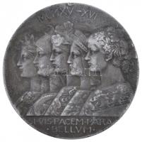 Német Birodalom 1916. "Si vis pacem para bellum / Isten velünk MCMXV" fém emlékérem. Szign...