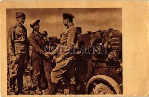 1953 Látogatás a gépállomáson / Hungarian socialist propaganda, agricultural visitation, tractor (EB)