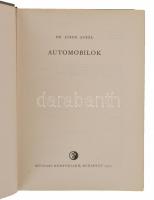 Dr Jurek Aurél: Automobilok. Bp. 1963, Műszaki. Kiadói egészvászon-kötésben