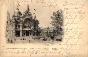 1900 Paris, Exposition Universelle, Palais des Nations lItalie / expo, Italian palace (EK)