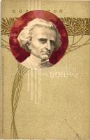Hector Berlioz, Meissner & Buch Künstlerpostkarte serie 1194, Art Nouveau, Emb., litho
