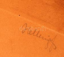 Helbing Ferenc (1870-1958): Bazilika. Rézkarc, papír, jelzett, foltos-hibás, 28×20 cm