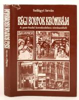 Szilágyi István: Régi boltok krónikája. A pest-budai kereskedelem történetéből. Bp., 1986, Közgazdasági és Jogi Könyvkiadó. Vászonkötésben, régi üzletreklámokkal gazdagon díszített papír védőborítóval, jó állapotban.